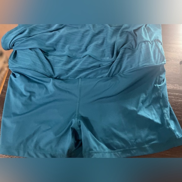 NWT Ideology Believe In Movement Teal Tiered Skort - Picture 4 of 9